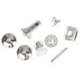 thumbnail image 3 of Belwith Products 214589 Passage Door Latch Set, Glass Knobs - Satin Nickel, 3 of 4