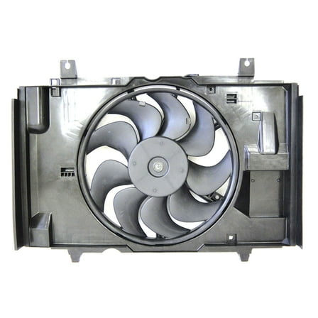 Agility Auto Parts 6010102 Dual Radiator and Condenser Fan Assembly for Nissan Specific Models