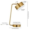 thumbnail image 3 of Henn&Hart 7" Lampe de Table en Métal Finition Laiton, 3 of 8