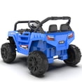 thumbnail image 5 of iRerts 12v Ride on Cars with Remote Control, Electric Ride on Toys UTV for Kids Boys Girls Ages 3-5 Gifts, Kids Cars Ride on Vehicles with Bluetooth, MP3 Music Playback, LED Light, Horn, Blue, 5 of 7