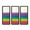 7 colors, variant on 160/300Pcs Long Page Mark Tabs Translucent Sticky Note Long Page Flag Tabs Strips Sticky Tabs for Notebooks Planner