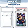 thumbnail image 2 of CCOCC 5Pack Empty Graded Card Holder PSA Style Slab for Trading Sports Cards Protector Case card protectors, 2 of 7