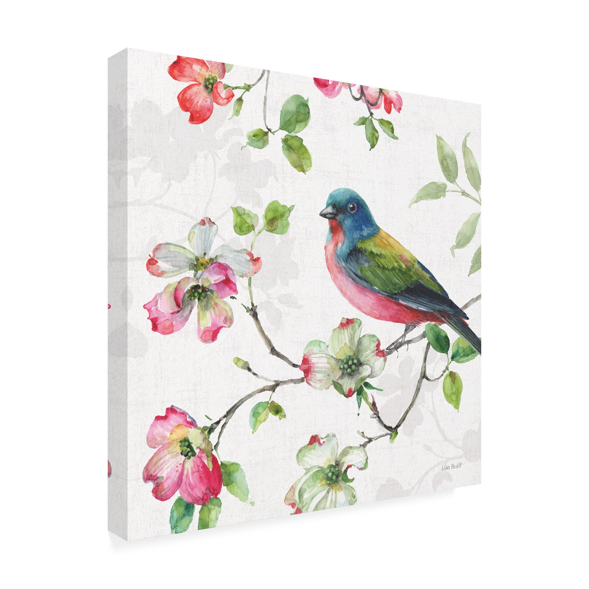 Trademark Fine Art 'Dogwood Garden III' Canvas Art by Lisa Audit