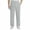 Gray, variant on Qingpeng Mens Business Casual Pleated Trousers Loose Straight Elastic Waisted High Vertical Drape Pants with Pockets for Daily Wear