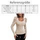 thumbnail image 5 of Camisa con mangas abullonadas y escote cuadrado, top de punto, 5 of 5