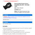 thumbnail image 2 of Steering Wheel Position Sensor - Compatible with 2010 - 2014 GMC Yukon 2011 2012 2013, 2 of 2