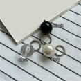 thumbnail image 7 of Bottone Fashion Keychain with Round Bead Pendant Ornament Pendant Keyring Backpack Decoration Phone Charm Jewelry Couple G1ft, 7 of 7