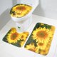 thumbnail image 2 of Wdftyju 3 unids/set de alfombras antideslizantes para baño, almohadillas para cubrir inodoro (girasol) Wdftyju 3nz4gc3aq0kj1pe9, 2 of 6