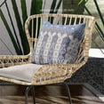 thumbnail image 3 of Taj Garden Columns Duo Indoor/Outdoor Pillow in Blue Green Gray 28x28, 3 of 6