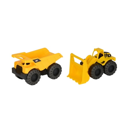 Cat Tough Trucks 2 Pack Dump Truck And Wheel (Best Hydraulic Oil For Dump Trucks)