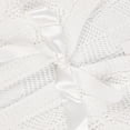 thumbnail image 4 of Forever 21 Open-Front Pointelle Bow Cardigan, Color- Ivory, Size- L, 4 of 5