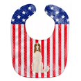 thumbnail image 1 of Patriotic USA Borzoi Baby Bib, 1 of 1