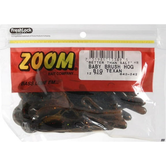 Zoom Baby Brush Hog 4'' Big Texan 12pk