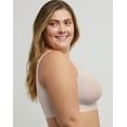 Hanes Just My Size Pure Comfort FrontClose Seamless Bra Sandshell 5X