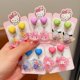 thumbnail image 3 of Pendientes con clip para las orejas para niñas, sin dolor, para bebés, súper lindos, de princesa Sanrio, aretes tipo botón, joyería, 3 of 5