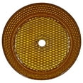 thumbnail image 4 of Scotch 16" Round Decorative Gold Vessel Glass Sinks With 30" White Base, 4 of 7