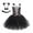Black2, variant on Kids Cat Costu-me Set, Halloween Girls Tutu Skirt with Cat Ears Headband Tail Bow Tie and Stickers for Halloween Dress Up Role Play,Black,6-7 Years