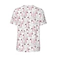 thumbnail image 3 of Rocae Cute Rabbit for Breathable Men's Baseball T-Shirt Fashionable Casual Baseball Jersey, Moisture-wicking Sportswear XX-Large, 3 of 9