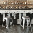 thumbnail image 3 of Flash Furniture High Backless Counter Height Bar Stool, Gray, 3 of 12