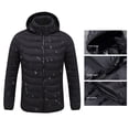 thumbnail image 3 of Chaqueta con calefacción eléctrica USB, abrigo deportivo al aire libre con calefacción de 8 zonas, abrigo de invierno para mujeres y hombres, 3 of 8