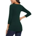 thumbnail image 6 of FAIWAD Maternity Tops for Work Casual Long Sleeve Trendy Fall Clothes Pregnancy Outfits for Women, 6 of 7