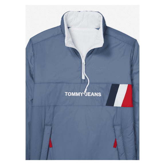 $169.99 TOMMY ADAPTIVE Reversible Popover Men's Jacket, Faded Ink, XXL