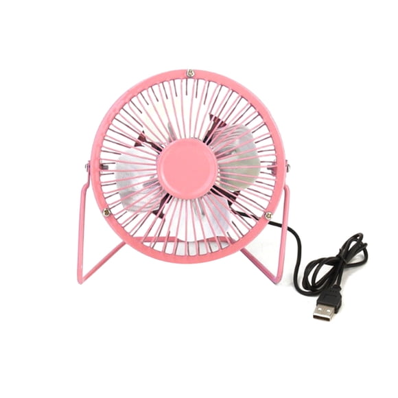 Mini ventilador de escritorio de oficina con ventilador alimentado por USB de 4 pulgadas de metal, viento potente para PC, portátil, portátil Speravity JJ12521-01
