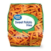 Great Value Sweet Potato Fries, 20 oz Bag (Frozen)