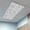 Light blue, variant on Farmhouse Grey Fluorescent Light Covers, Vintage Flower Leaf Botanical Plant Magnetic Light Covers for Ceiling Lights, Fluorescent Ceiling Shade Filters for Classroom Bedroom Office 4x2Ft x 3PCS