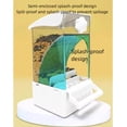 thumbnail image 3 of Automatic Bird Feeder Transparent Food Container Acrylic Parrot Feeder Cage Accessories for Parrots Lovebirds Budgies Quakers Conures Canary, 3 of 8