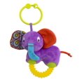 thumbnail image 1 of Soft Touch Animal Rattle Elephant, 1 of 2