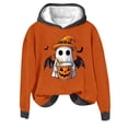 thumbnail image 2 of Antqov Hoodies for Women, Pullover Ghost Printed Oversized Tops, Halloween Comfortable Stylish Atmospheric Clothes, 2 of 3