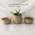thumbnail image 4 of Cesta de Plantas de Pastos Marinos, Canasta de Hierba Marina Tejida de Espacio Duradero Hermosa para decoración, 4 of 7