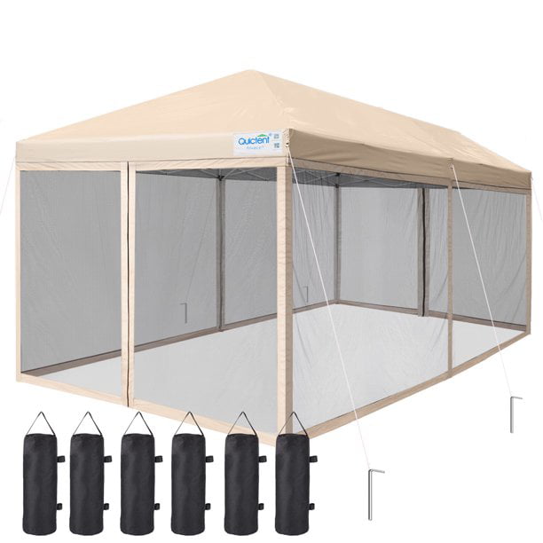 2Pc Side Walls Panels 5x5 10x10 10x15 10x20 Ez Pop Up Canopy Outdoor Gazebo Tent 
