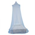 thumbnail image 2 of Élégant rideau de lit princesse en dentelle pour enfants, moustiquaire pour chambre de filles (bleu), 2 of 4