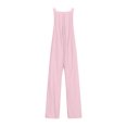 thumbnail image 6 of Kmdttou Clearance Under 5$! Women's Printed Jumpsuit Casual Button Pocket Sleeveless Wide Leg Trousers on Clearance!, 6 of 8