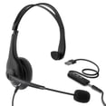 thumbnail image 1 of Auricular Alambrico Diadema HYPERGEAR Universal 3.5mm y USB conferencias Telemarketing Profesional A, 1 of 10