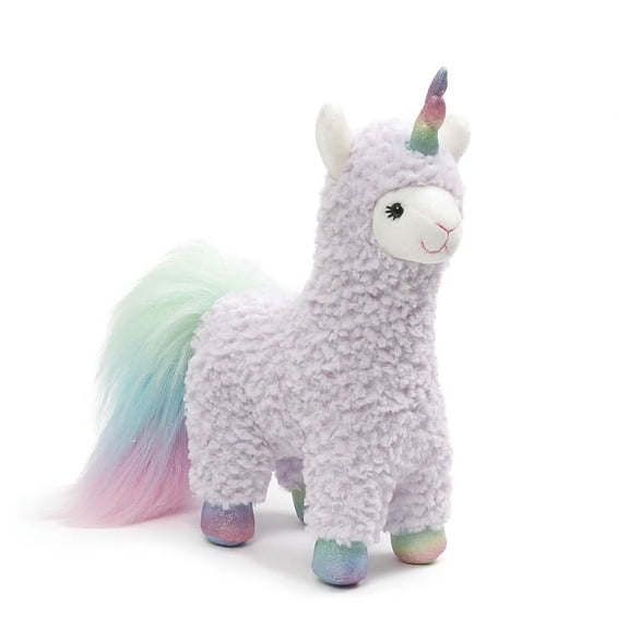 GUND Sugar Plum Llamacorn Llama Unicorn Plush Stuffed Animal, Purple Rainbow, 11"