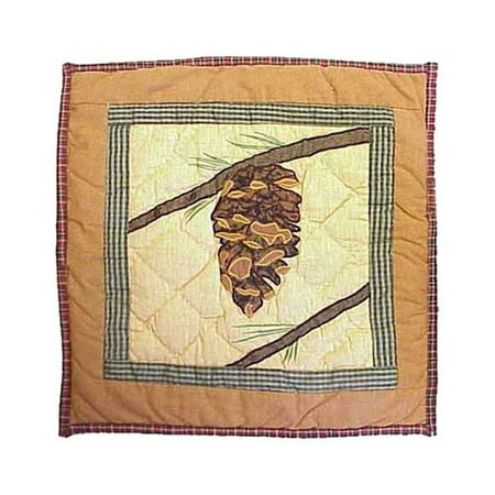 Patch Magic Pinecone Cotton Throw Pillow
