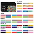 thumbnail image 3 of Acrylic Paint Pens, Set of 60 Colors Paint Markers Pens for Rocks, 0.77MM Fine Tip, Craft, Ceramic, Glass, Wood, Fabric, Canvas Art Crafting Supplies, 3 of 10