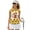 Highland Cow, variant on Yuyamidu Pink Hibiscus Ladies Golf Shirts Tropical Elastic Breathable Sleeveless Tennis Top Breathable Athletic Tank Tops Shirts Size XS 3 Buttons Golf Tank Tops