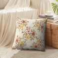 thumbnail image 4 of LALILO Throw Pillow Covers Floral With Flowers Accent Art Artwork Cushion Cover 18" x 18", 2 Pack, 4 of 6