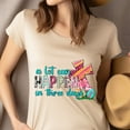 thumbnail image 4 of A Lot Can Happen In Three Days Christian Cross Graphic T-Shirt, Light Pink, Size 3XL, 4 of 6