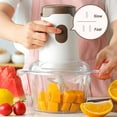 thumbnail image 6 of 3 IN 1 Electric Food Processor Meat Grinder Vegetable Blender Fruit Mixer Vegetable Chopper ,1500ml, 6 of 8
