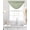 Sage Green, variant on Lavender Burlap Texture Sheer Waterfall Valance Curtains for Window, Farmhouse Vintage Lavender Rod Pocket Sheer Topper Swag Curtains for Living Room, Kitchen 38.5"W x 47.2"L, 2 Panels