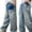 Z06-Blue, variant on Boys Baggy Jeans Size 18-20 Elastic Waist Pull on Baggy Demin Jeans Relaxed Fit Stretchy Soft Trousers Streetwear Back To School