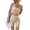 A3 Beige, variant on GILIGEGE Two Piece Workout Sets for Women Ribbed Tank Crop Tops Seamless High Waist Booty Biker Shorts Athletic 2 Piece Summer Outfits Seamless Yoga Outfits Lounge Matching Gym Clothing Set Beige