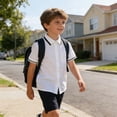thumbnail image 4 of Big T-Shirts For Boys Short Sleeve Casual Comfortable Kids Breathable Blend For Outdoor Play And Daily Wear Basic Tees Size 15-16T, 4 of 6