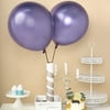 5 pcs 18" Purple Chrome Metallic Latex Helium Air Balloons