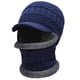 thumbnail image 1 of Gorro y bufanda de punto, gorro de una pieza, forro polar de invierno, gorro de lana, calentadores de cuello, dos en uno para hombres y mujeres, 1 of 5